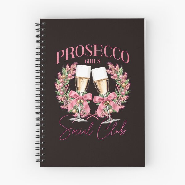 Item preview, Prosecco Girls Social Club Pink Bow Wreath Christmas Holiday designed and sold by mari-kayden.