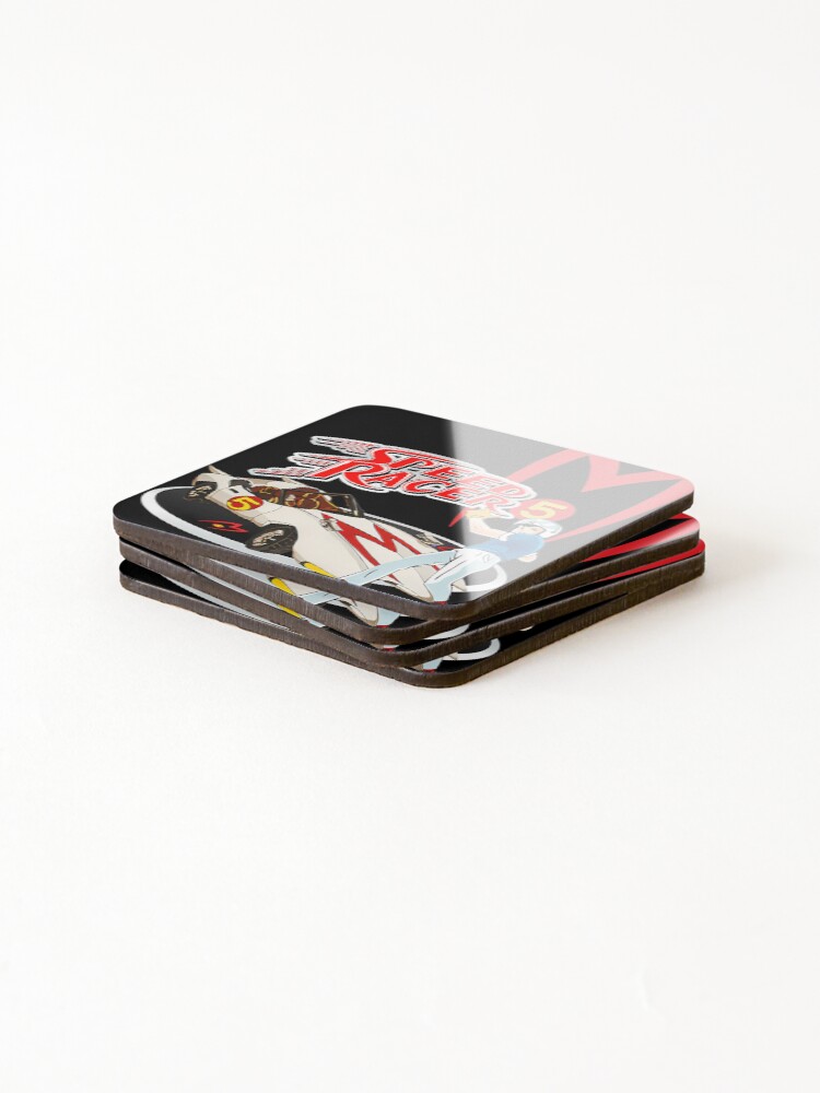 Thumbnail 4 of 5, Coasters (Set of 4), Speed Racer Go Go designed and sold by TrapDocs.