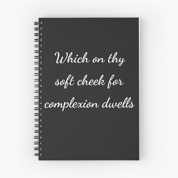 Item preview, “Which on thy soft cheek for complexion dwells” - handwriting white designed and sold by ariksworld.