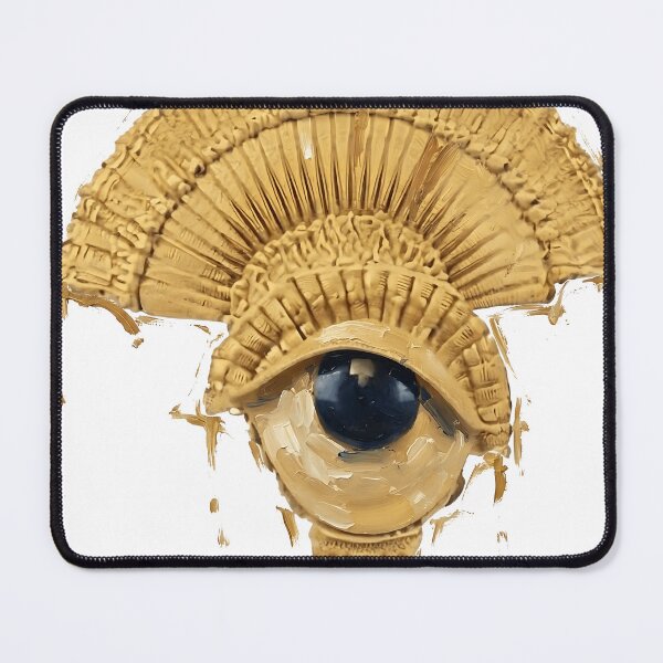 Item preview, Abstract Yellow Eye with Ornate Headdress Art  designed and sold by Yellow Zone.