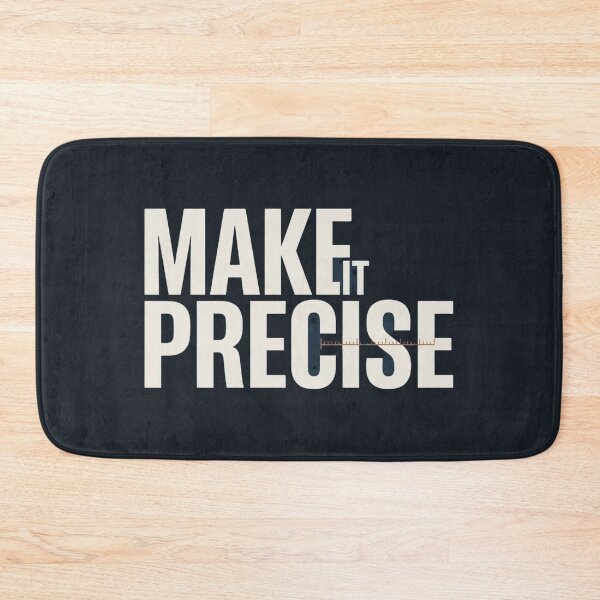 Item preview, Make It Precise Mechanical Engineering Typography designed and sold by Amr Darwish Graphic designer.