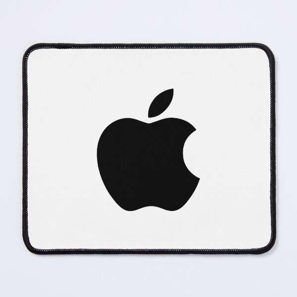 Item preview, Apple Logo Black Silhouette with Bitten Apple and Leaf designed and sold by Karin  F Decker.