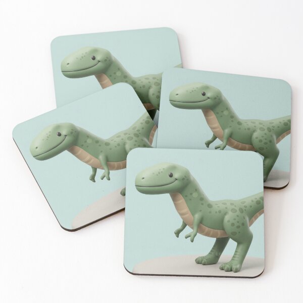 Item preview, Cute green T-Rex Dinosaur designed and sold by Vintage Designs +.