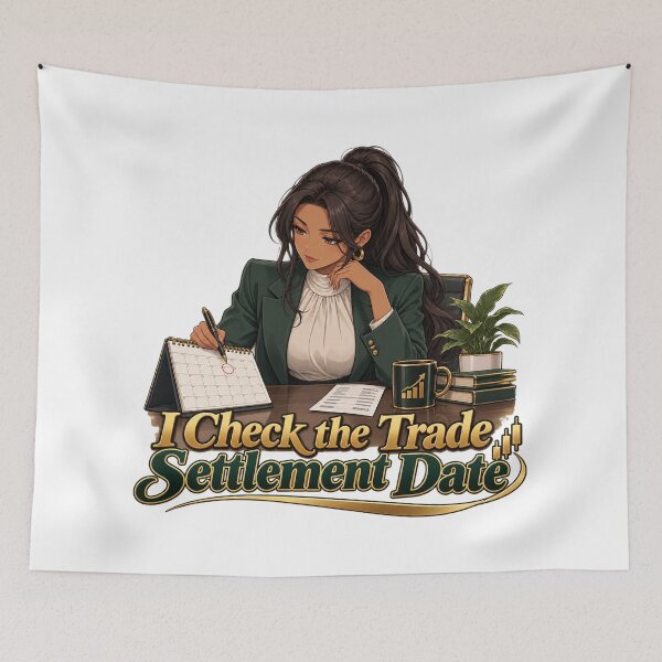 Item preview, I Check the Trade Settlement Date Anime Trader designed and sold by Bikivuno.