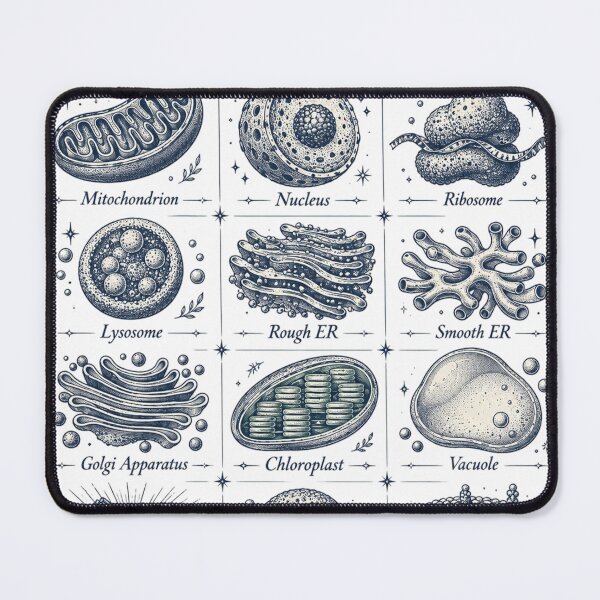 Item preview, Cell Organelles Biology, Microbiology Anatomy, Science Teacher Gift designed and sold by Quiajia.