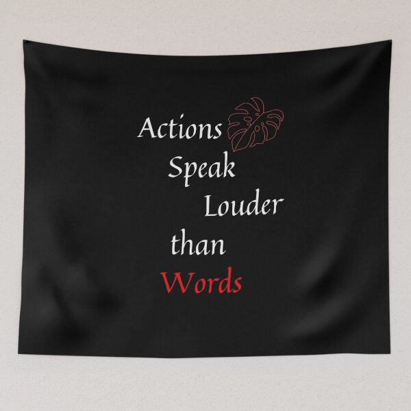 Item preview, Action speak louder than words designed and sold by Top-photo.