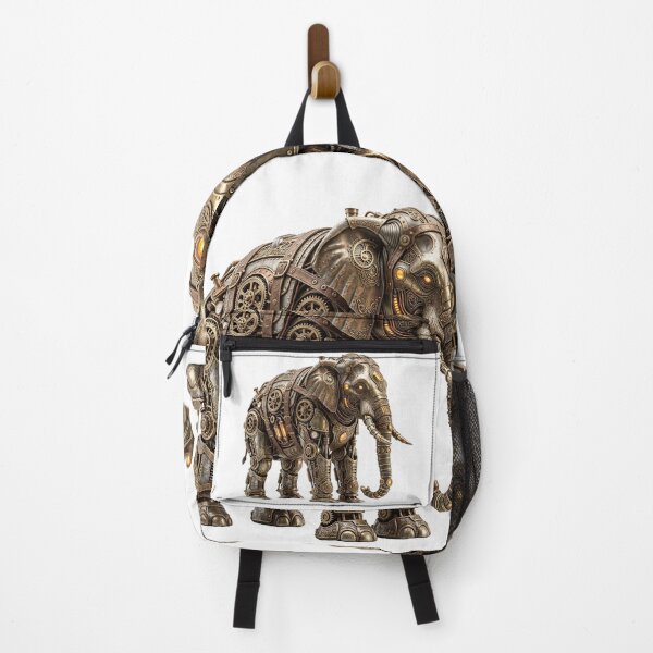 Item preview, Mechanical Steampunk Elephant Figurine Isolated on White designed and sold by Marcu Ioachim.