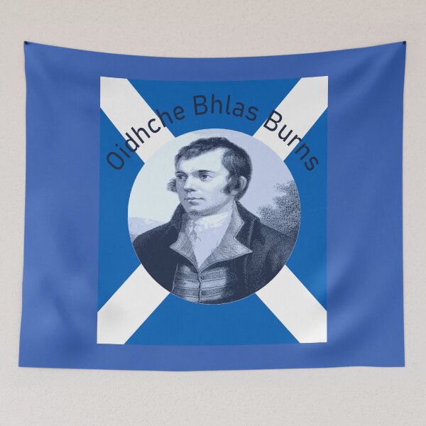 Artikelvorschau,  Oidhche Bhlas verbrennt gälisches Blau und Saltire entworfen und verkauft von taiche.