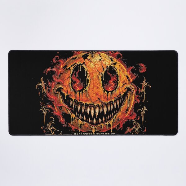 Item preview, Midnight Haunt: Evil Pumpkin Grin Halloween designed and sold by XTSTUDIOART.