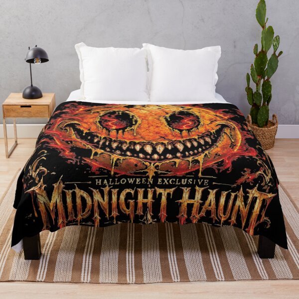 Item preview, Midnight Haunt: Evil Pumpkin Grin Halloween designed and sold by XTSTUDIOART.