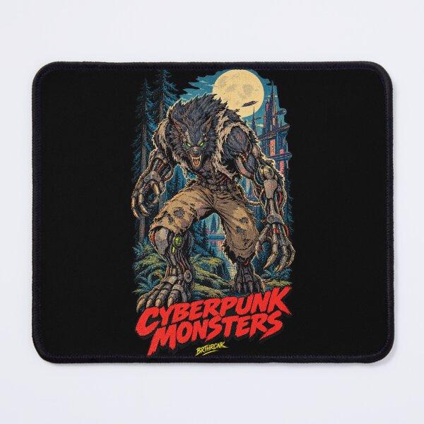 Item preview, Cyberpunk Werewolf Cyborg Wolf Forest Horror designed and sold by BRTHRCNK01.