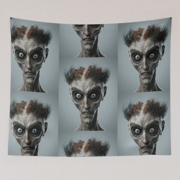 Artikelvorschau, Dunkle, gruselige Horror-Kunst mit Gesichtern entworfen und verkauft von Vintage Designs +.
