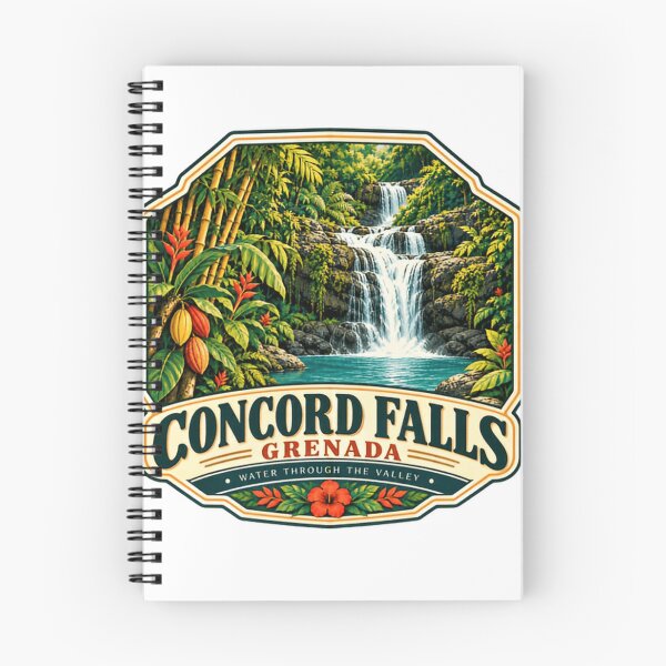 Item preview, Concord Falls Grenada Water Through The Valley Caribbean Traveler Vacation Souvenir designed and sold by Simsimah26Parks.