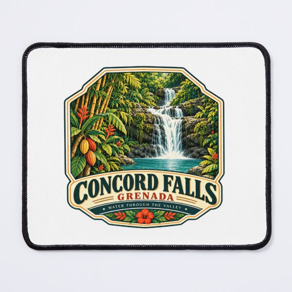 Item preview, Concord Falls Grenada Water Through The Valley Caribbean Traveler Vacation Souvenir designed and sold by Simsimah26Parks.