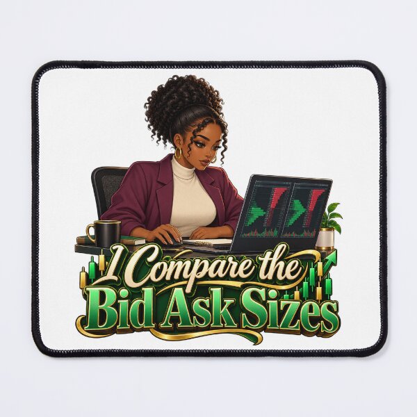 Item preview, I Compare the Bid Ask Sizes Anime Trader Art designed and sold by Bikivuno.