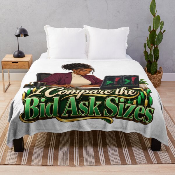 Item preview, I Compare the Bid Ask Sizes Anime Trader Art designed and sold by Bikivuno.