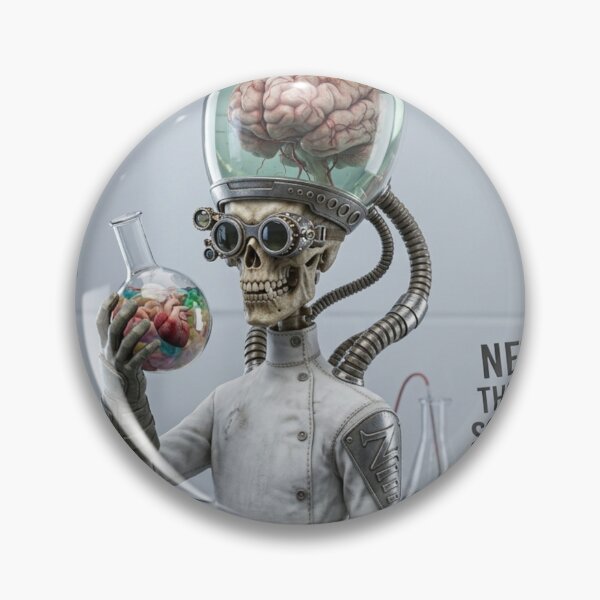 Item preview, Neuro, el zombi científico loco designed and sold by Vintage Designs +.