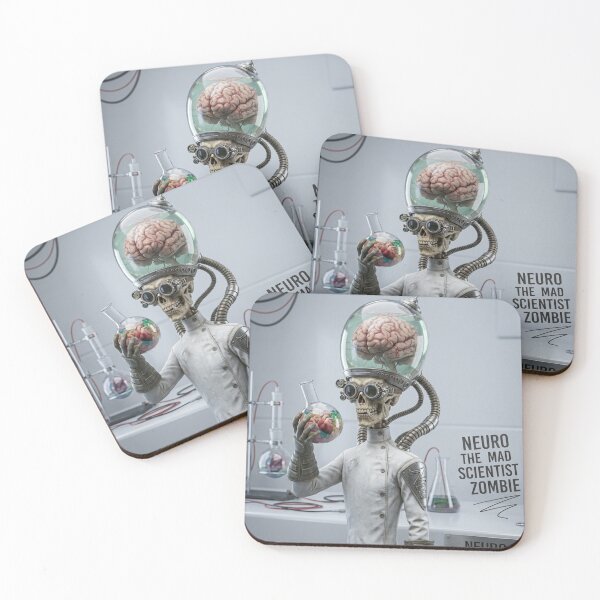 Item preview, Neuro the Mad Scientist zombie designed and sold by Vintage Designs +.