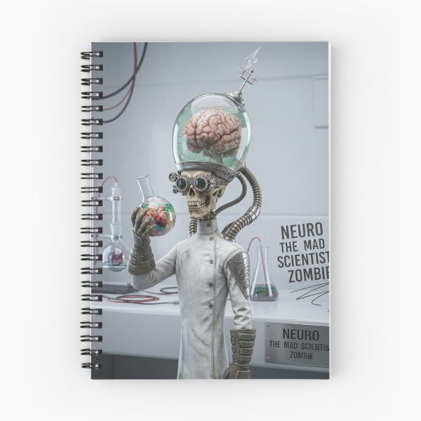 Item preview, Neuro the Mad Scientist zombie designed and sold by Vintage Designs +.