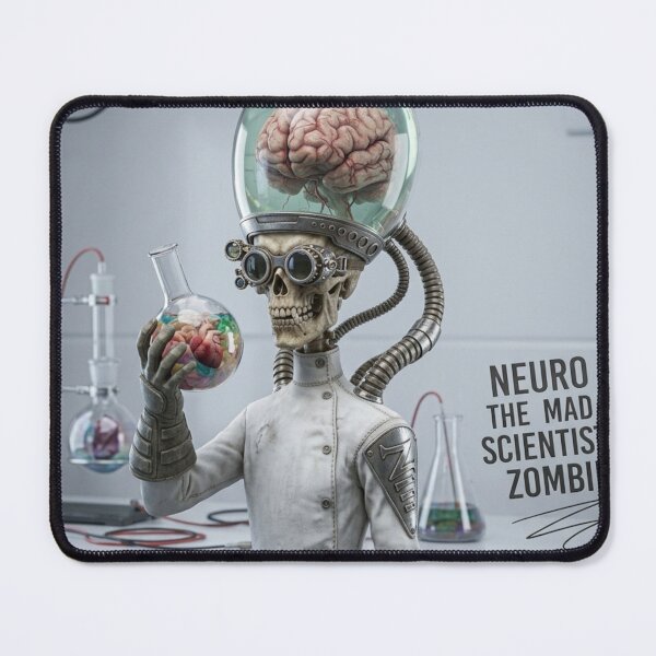 Item preview, Neuro the Mad Scientist zombie designed and sold by Vintage Designs +.