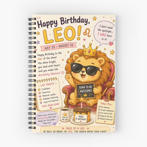 Item preview, Leo Birthday Lion – Funny Zodiac Birthday Celebration designed and sold by MysticPurpleHue.