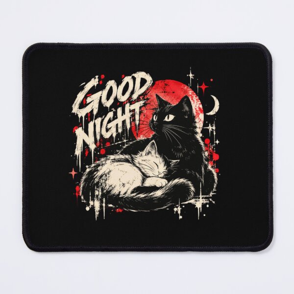 Item preview, Good Night Sleeping Cats Feline Lover Pet Owner designed and sold by RetroMini2026.