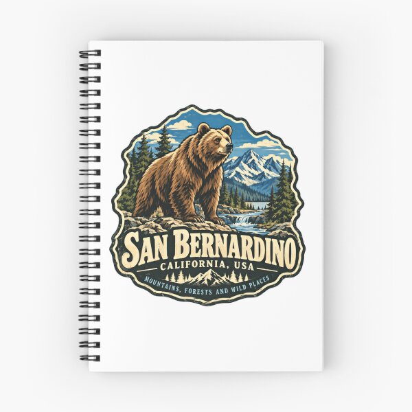 Item preview, San Bernardino California USA Bear Mountains Forests Wild Places Travel Souvenir designed and sold by NeedForParks.