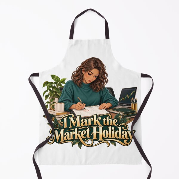 Item preview, I Mark the Market Holiday Anime Trader Design designed and sold by Bikivuno.