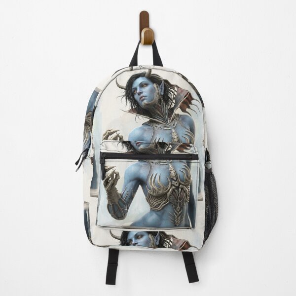 Item preview, Blue skinned horned demon female designed and sold by Vintage Designs +.
