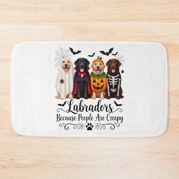 Item preview, Labradors Because People Are Creepy Halloween Dogs designed and sold by Tomtomatos.