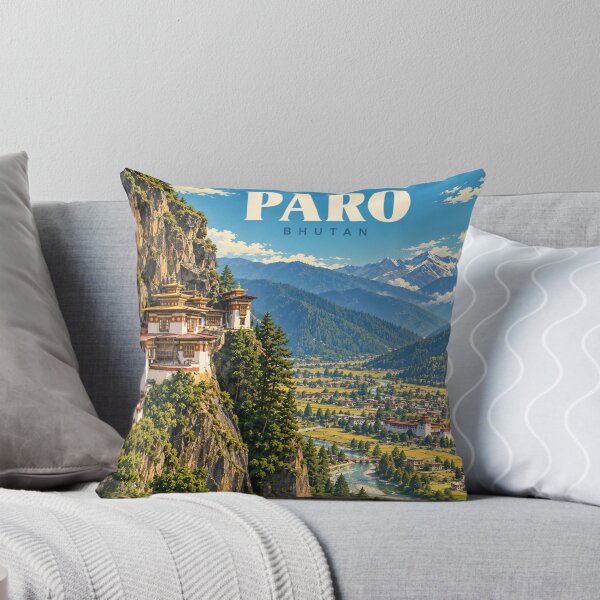 Item preview, Paro Vintage Bhutanese Valley Art designed and sold by MichaeIRellov.