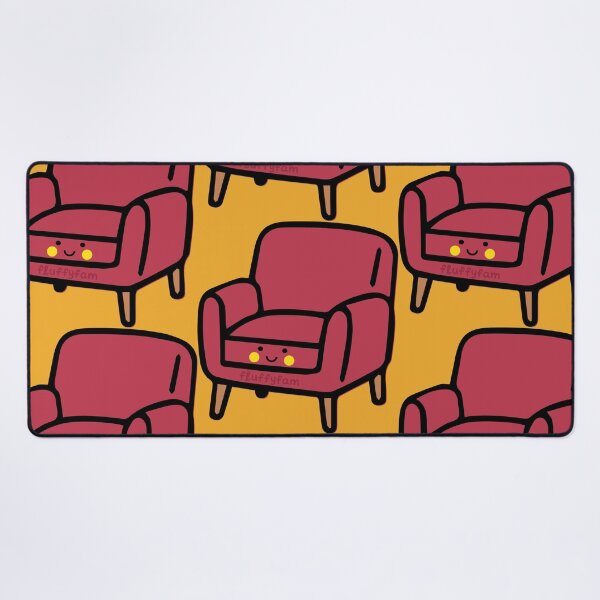 Item preview, Cute vintage cushioned chair designed and sold by fluffyfamcraft.