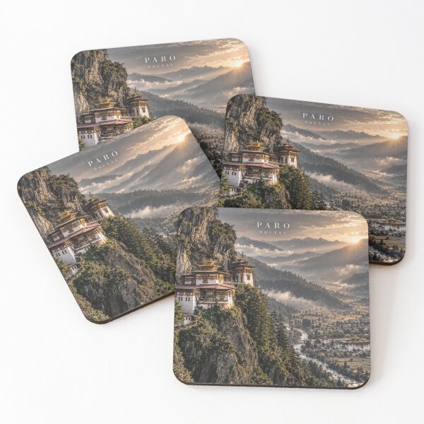 Item preview, Paro Cinematic Monochrome Himalayan Artwork designed and sold by MichaeIRellov.