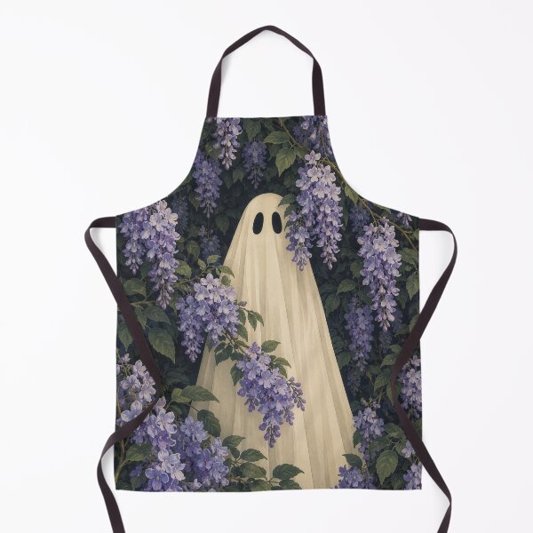 Item preview, Little Ghost Among Purple Flowers designed and sold by elarisstudio.