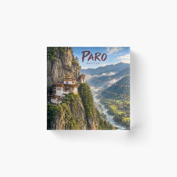 Item preview, Paro Painterly Bhutanese Valley Impression designed and sold by MichaeIRellov.