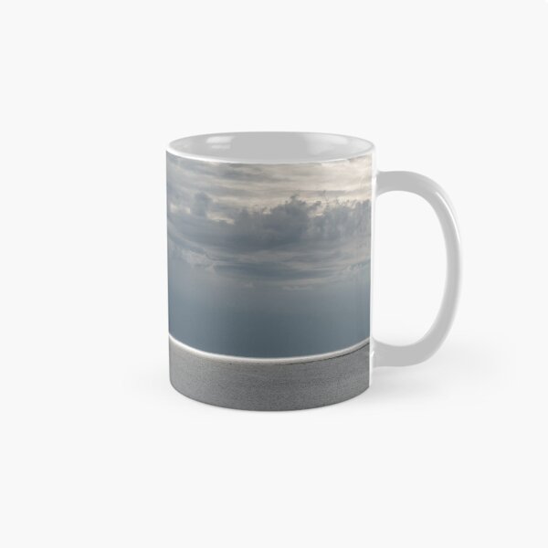 Item preview, Silvery Horizon Glow of Receding Seaside Storm designed and sold by Georgia Mizuleva.
