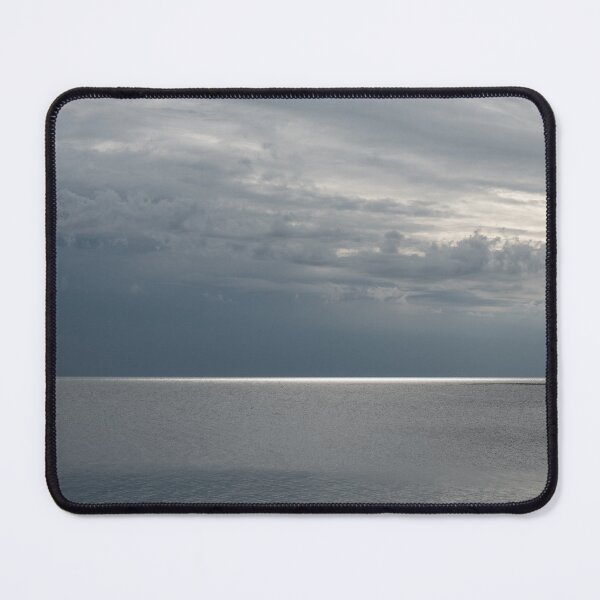 Item preview, Silvery Horizon Glow of Receding Seaside Storm designed and sold by Georgia Mizuleva.