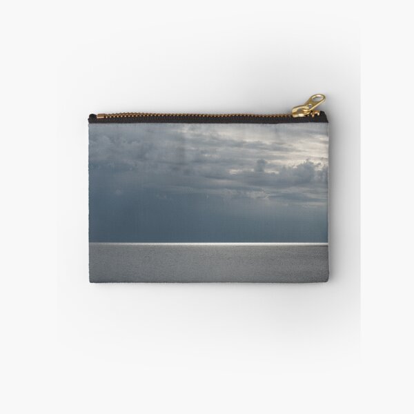 Item preview, Silvery Horizon Glow of Receding Seaside Storm designed and sold by Georgia Mizuleva.