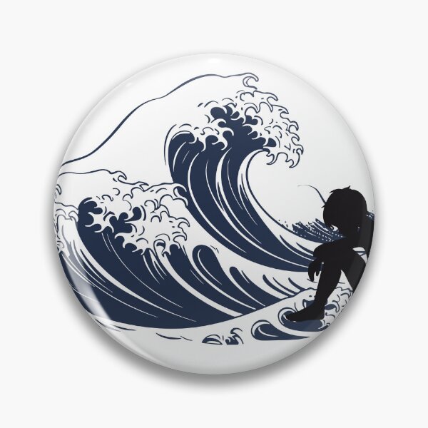 Item preview, Tsunami Awareness Day Ocean Wave Silhouette designed and sold by Lakshimalsha.