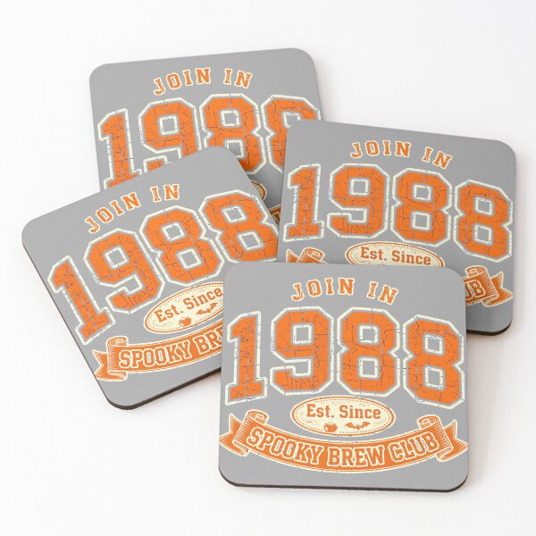 Item preview, 1988 Spooky Brew Club Halloween Varsity Retro designed and sold by Yellowriversss.