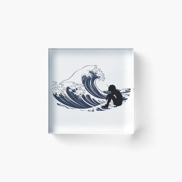 Item preview, Tsunami Awareness Day Ocean Wave Silhouette designed and sold by Lakshimalsha.