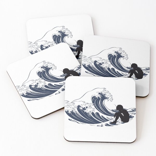 Item preview, Tsunami Awareness Day Ocean Wave Silhouette designed and sold by Lakshimalsha.