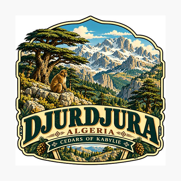 Item preview, Djurdjura Algeria Cedars Of Kabylie Mountain Nature Heritage Travel designed and sold by Simsimah26Parks.