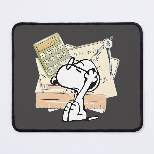 Item preview, Stressed Dog with Math Equations Calculator Funny Parody Design designed and sold by GeekMagistral.
