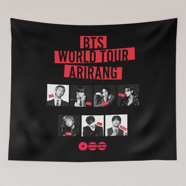 Artikelvorschau, BTS Arirang Welttournee entworfen und verkauft von Moualdi.