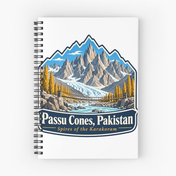 Item preview, Passu Cones, Pakistan Spires Of The Karakoram Mountain Travel Souvenir designed and sold by Simsimah26Parks.