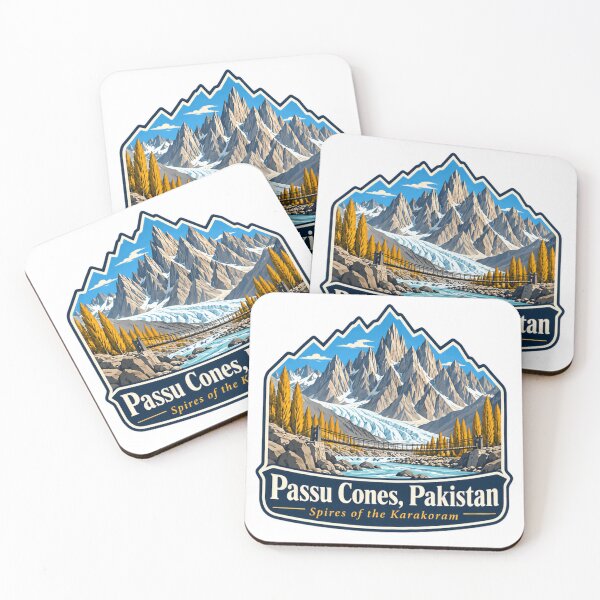 Item preview, Passu Cones, Pakistan Spires Of The Karakoram Mountain Travel Souvenir designed and sold by Simsimah26Parks.