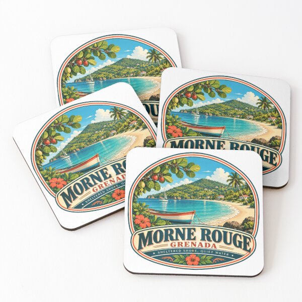 Item preview, Morne Rouge Grenada Sheltered Shore Quiet Water Caribbean Island Travel Vacation designed and sold by Simsimah26Parks.