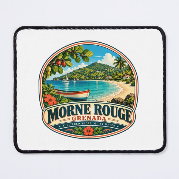 Item preview, Morne Rouge Grenada Sheltered Shore Quiet Water Caribbean Island Travel Vacation designed and sold by Simsimah26Parks.
