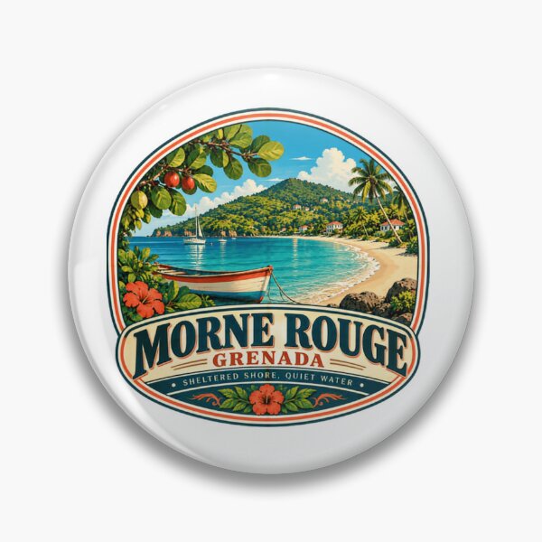 Item preview, Morne Rouge Grenada Sheltered Shore Quiet Water Caribbean Island Travel Vacation designed and sold by Simsimah26Parks.